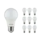 Fordelspakning 10x Noxion Lucent Classic LED E27 Pære matt 4.9W 480lm - 830 varm hvit | erstatter 40W