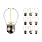 Fordelspakning 10x Noxion Lucent LED E27 Ball filament klar 1.4W 136LM - 827 ekstra varm hvit | erstatter 15W