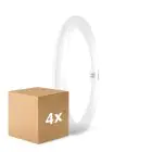 Fordelspakning 4x Osram LED Lysrør T9 Rund (EM/Mains) 18.3W 2200lm - 840 Kald Hvit | Erstatter 32W