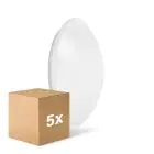 Fordelspakning 5x Ledvance Surface Rund 350 Hvit 18W 1440lm - 840 kald hvit | IP44 - erstatter 2x18W