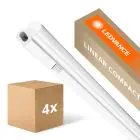 Fordelspakning 4x Ledvance LED Lyslister Linear Kompakt Dimmebryter 14W 1500lm - 840 Kald Hvit | 120cm
