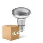 Fordelspakning 10x Ledvance Performance LED spot E27 R80 8.5W 670lm 36D - 827 ekstra varm hvit | dimbar - erstatter 100W