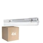 Fordelspakning 4x Ledvance LED Fuktighetstett Armatur MT Gen 3 IP65 | Egnet for 1x120cm LED Lysrør
