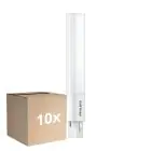 Fordelspakning 10x Philips CorePro PL-S LED 5W - 830 Varm Hvit | 2-Stift - Erstatter 11W