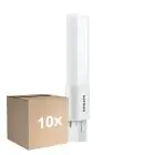 Fordelspakning 10x Philips CorePro PL-S LED 3.5W - 840 Kald Hvit | 2-Stift - Erstatter 7W