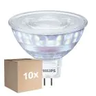 Fordelspakning 10x Philips Master LED Spot GU5.3 MR16 7.5W 621lm 36D - 922-927 Dim To Warm | Beste Fargegjengivelse - Dimbar - Erstatter 50W