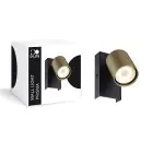 D'Lite Veggbelysning Prisma Metall Gull | IP20 - Egnet for 1x GU10