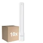 Fordelspakning 10x Noxion Lucent PL-L LED 11.9W 1450lm - 830 Varm Hvit | 4-Stift - Erstatter 24W