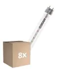 Fordelspakning 8x Osram LED Lysrør T8 Fluora (EM/Mains) Standard Output 15W 1150lm - 825 Ekstra Varm Hvit | 120cm - Erstatter 36W
