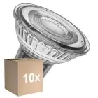 Fordelspakning 10x Ledvance LED Spot GU10 PAR16 8W 750lm 36D - 827 Ekstra Varm Hvit | Dimbar - Erstatter 100W