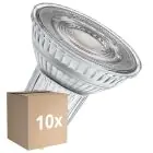 Fordelspakning 10x Ledvance LED Spot GU10 PAR16 2.4W 230lm 36D - 930 Varm Hvit | Beste Fargegjengivelse - Dimbar - Erstatter 35W