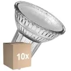 Fordelspakning 10x Ledvance LED Spot GU10 PAR16 8W 750lm 36D - 840 Kald Hvit | Erstatter 100W