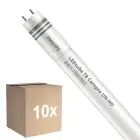 Fordelspakning 10x Philips LED Lysrør T8 CorePro (UN) High Output 8W 900lm - 865 daglys | 60cm - erstatter 18W