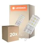 Fordelspakning 20x Ledvance LED Pin G9 Klar 4.9W 806lm - 840 Kald Hvit | Erstatter 60W