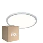 Fordelspakning 6x Nordlux LED Taklampe Oja 29 Hvit 15W 1700lm - 830-840 CCT | IP54 - Dimbar