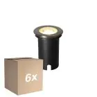 Fordelspakning 6x Nordlux Andor Bakkespotlight Metall Runde | Egnet for 1x GU10