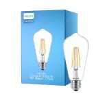 Philips Corepro LED Pære E27 Edison filament klar 7W 806lm - 827 ekstra varm hvit | erstatter 60W