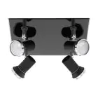 Eglo Taklampe Tamara 1 Stål Svart Krom 4x2.8W 4x250lm - 830 Varm Hvit | IP44 - Inkl. 4x GU10