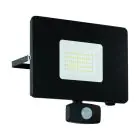 Eglo Veggbelysning Faedo 3 Aluminium Svart 53W 5800lm - 850 Kald Hvit | IP44 - Bevegelsessensor