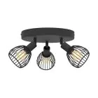Eglo Taklampe Sonni Stål Svart | IP20 - Egnet for 3x E14 
