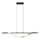 Eglo Pendel Lampe Conaprato Stål Brushed Messing, Svart 20W 2500lm - 827-840-865 CCT | Dimbar