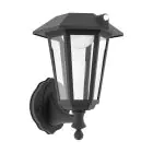 Eglo Veggbelysning Prietta Solar Svart 6W 800lm - 827 Ekstra Varm Hvit | IP44 - Bevegelsessensor