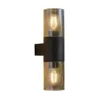 Eglo Veggbelysning Cropani Svart Up & Down | IP54 - Egnet for 2x E27