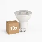 Fordelspakning 10x Sylvania RefLED ES50 LED Spot GU10 PAR16 320lm 110D - 840 Kald Hvit | Erstatter 35W
